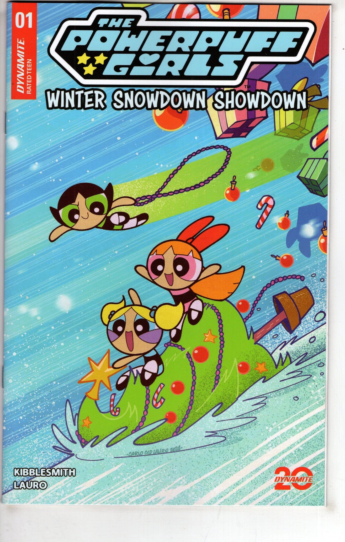 DYNAMITE COMIC BOOK Powerpuff Girls Winter Snowdown Showdown #1 Cover A Lauro