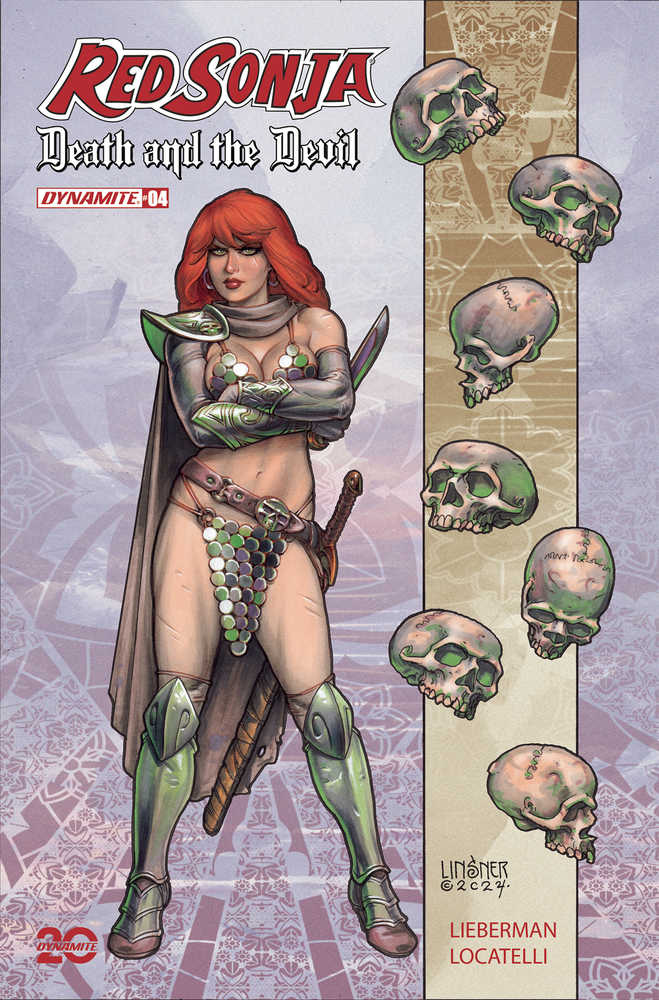DYNAMITE COMIC BOOK Red Sonja Death And The Devil #4 Cover A Linsner
