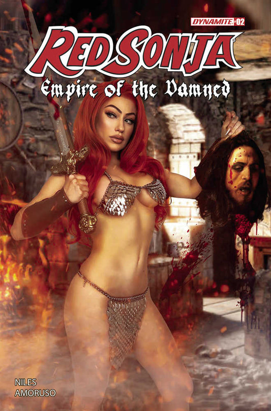 DYNAMITE COMIC BOOK Red Sonja Empire Damned #2 Cover D Cosplay
