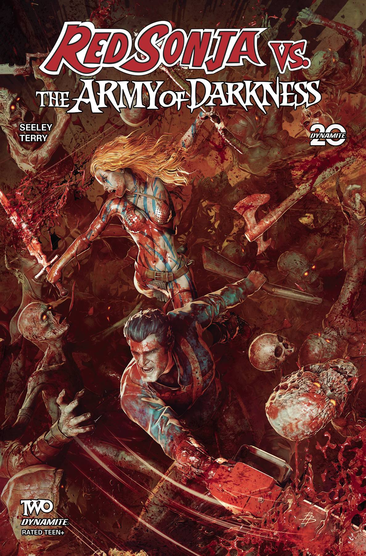 DYNAMITE COMIC BOOK RED SONJA VS AOD #2 CVR A BARENDS