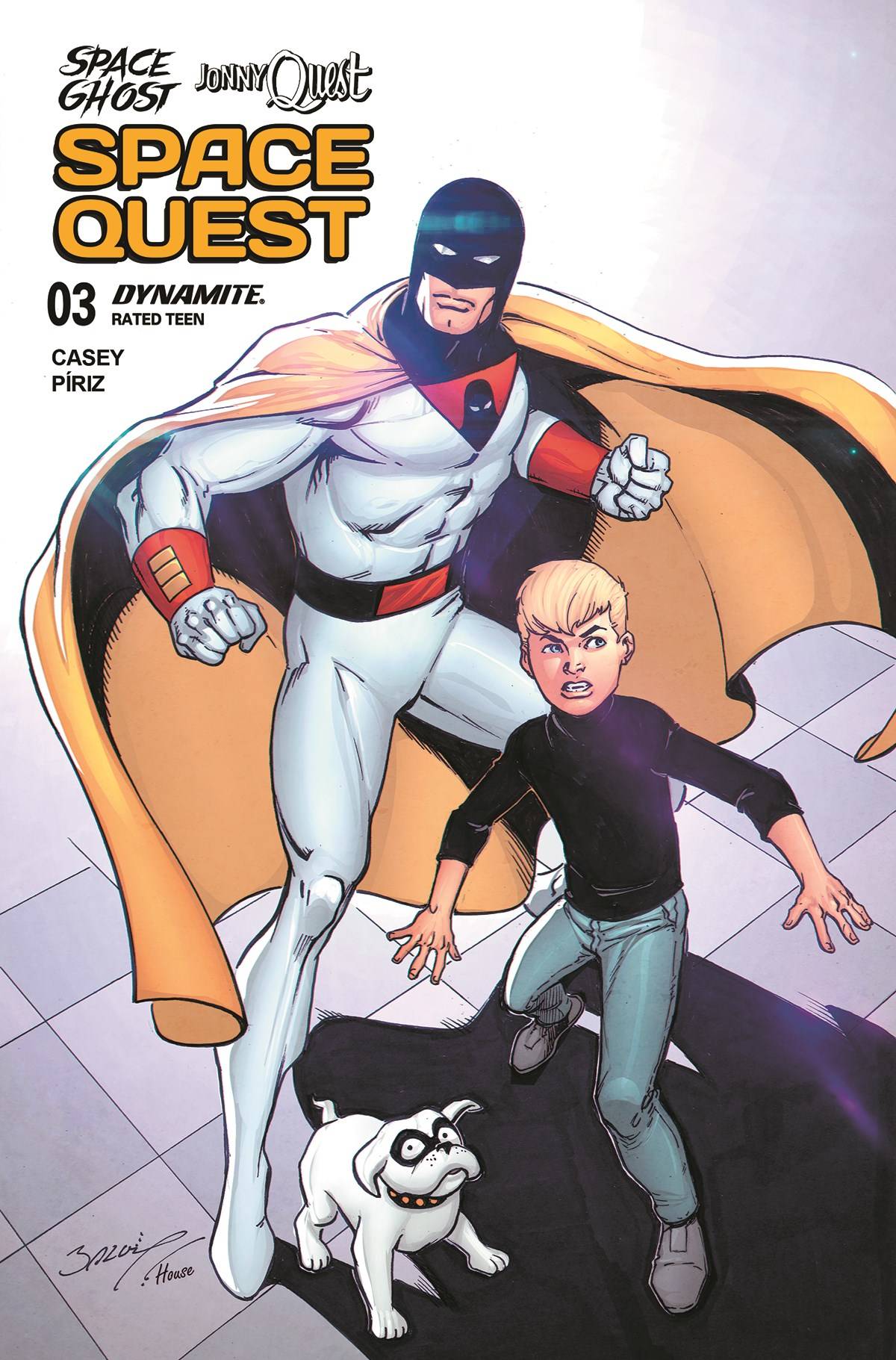 DYNAMITE COMIC BOOK SPACE GHOST JONNY QUEST SPACE QUEST #3 CVR H INC 1:10 MARK BAGLEY ORIGINAL VAR
