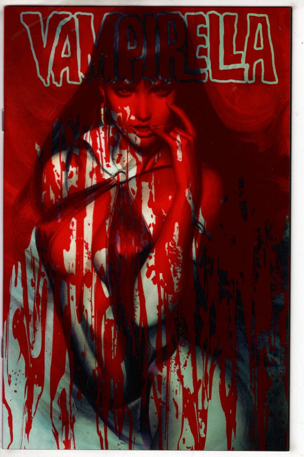 DYNAMITE comic book VAMPIRELLA #6 CVR A LAU ENHANCED ACETATE