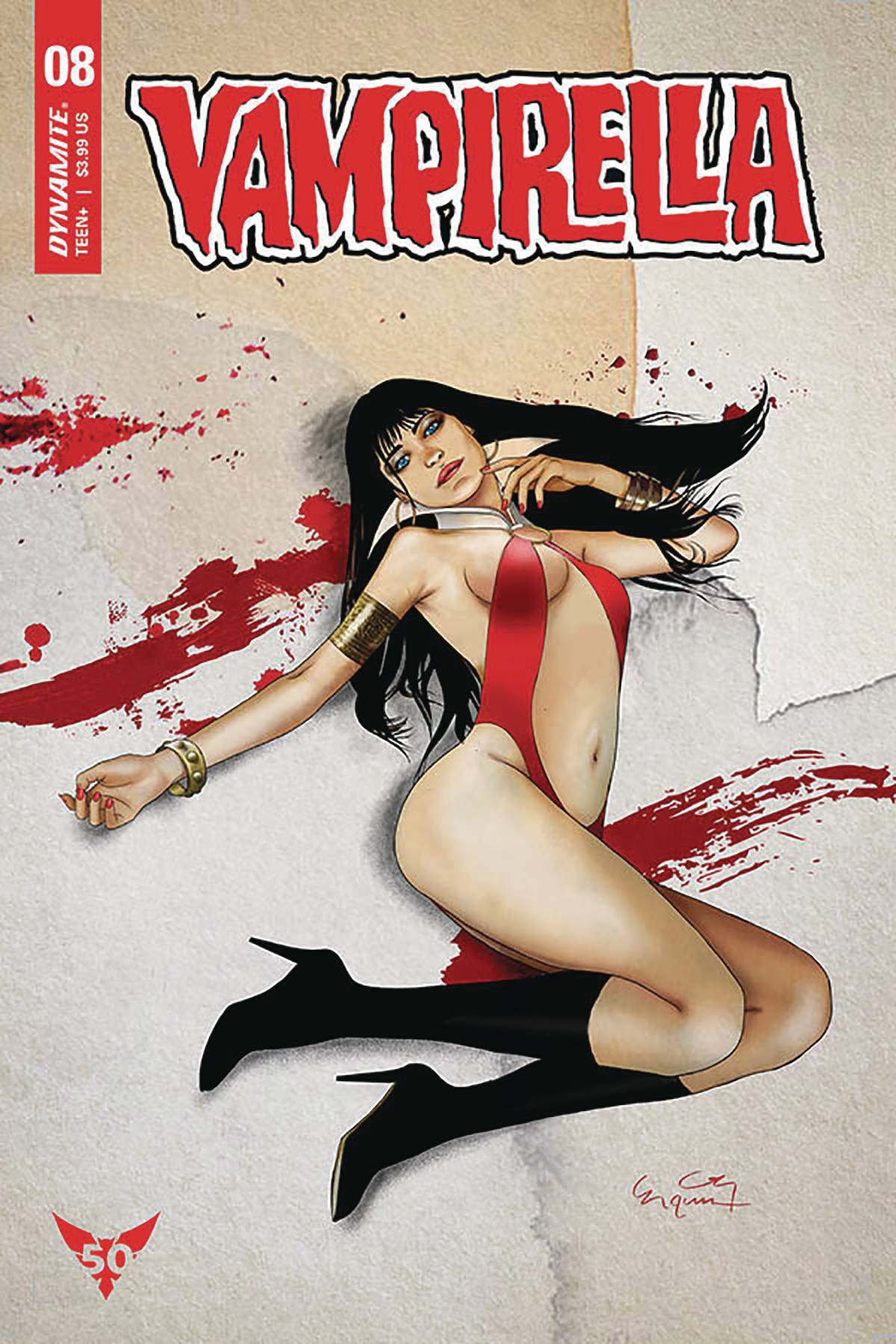 DYNAMITE comic book VAMPIRELLA #8 CVR H GUNDUZ