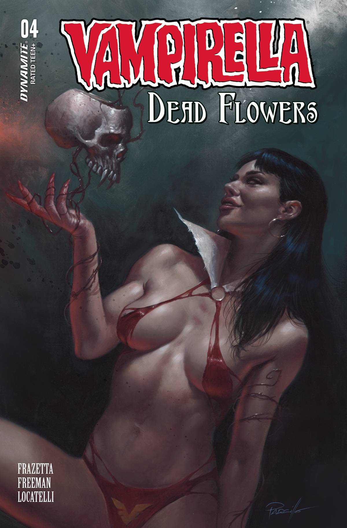 DYNAMITE COMIC BOOK VAMPIRELLA DEAD FLOWERS #4 CVR A PARRILLO (VF/NM)