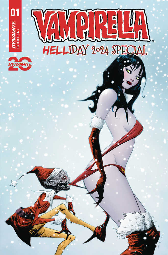 DYNAMITE COMIC BOOK Vampirella Helliday 2024 Sp #1 Cover A Lee & Chung