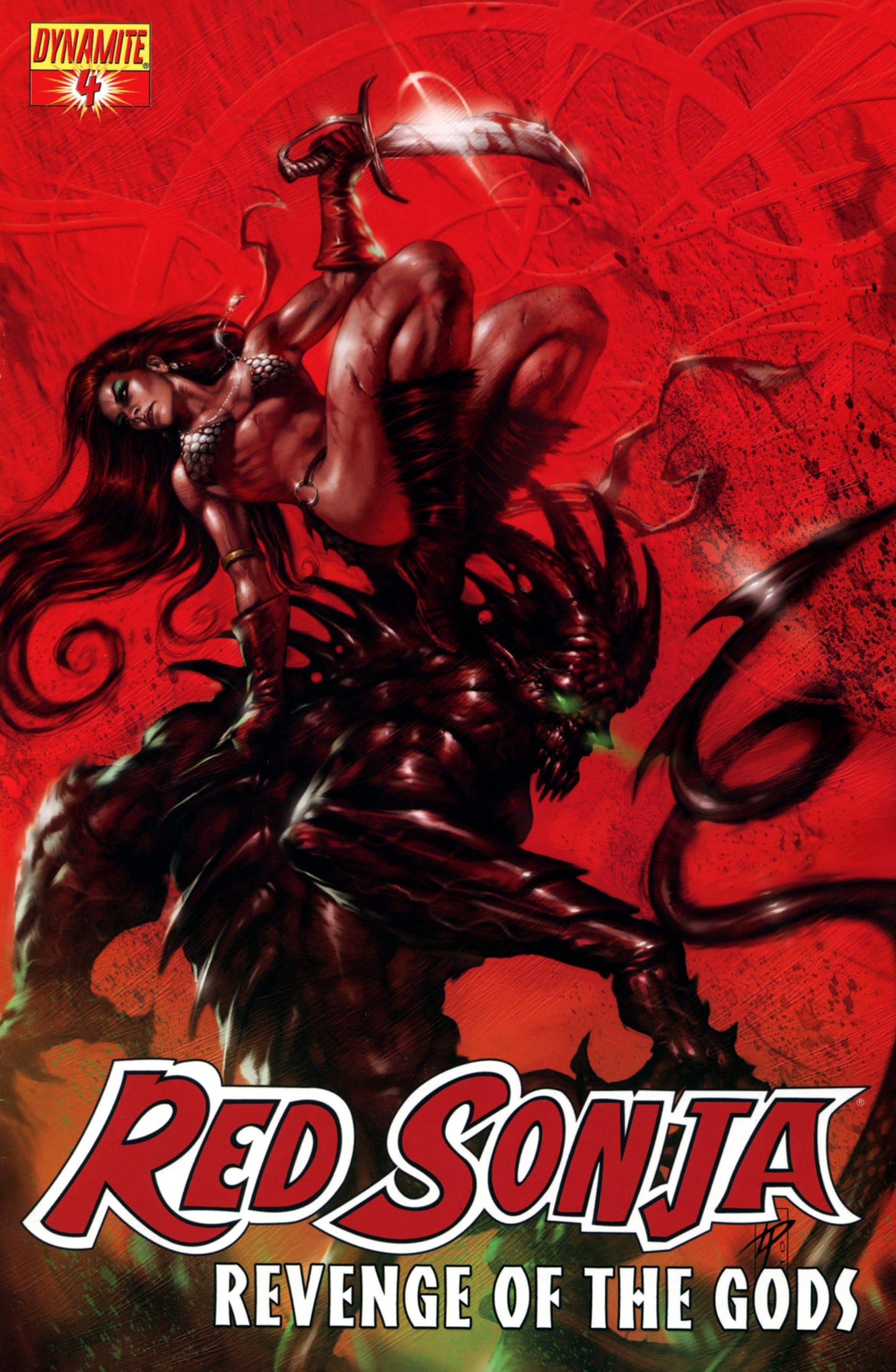 Dynamite Entertainment COMIC BOOK Red Sonja: Revenge of the Gods #4 - CVR A (VF)