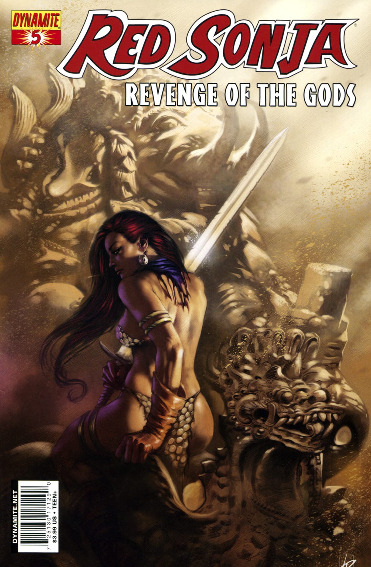 Dynamite Entertainment COMIC BOOK Red Sonja: Revenge of the Gods #5 - CVR A (VF)