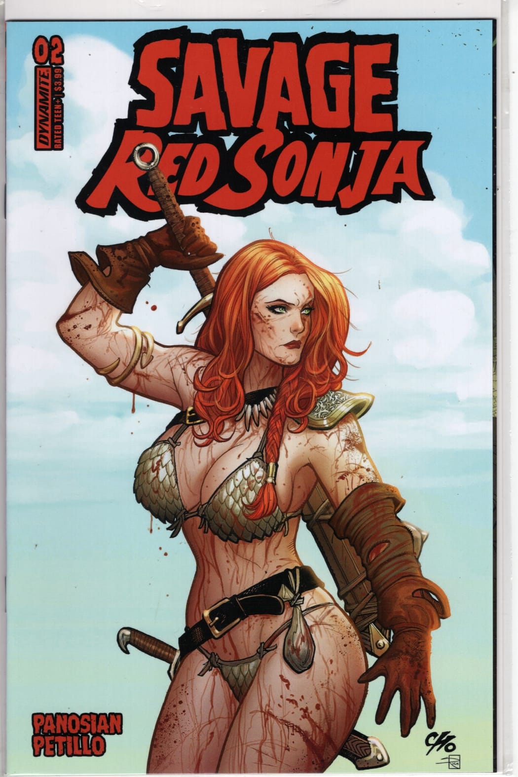 Dynamite Entertainment COMIC BOOK Savage Red Sonja #2 - CVR B