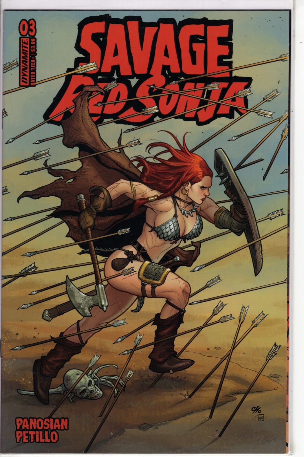 Dynamite Entertainment COMIC BOOK Savage Red Sonja #3 - CVR B