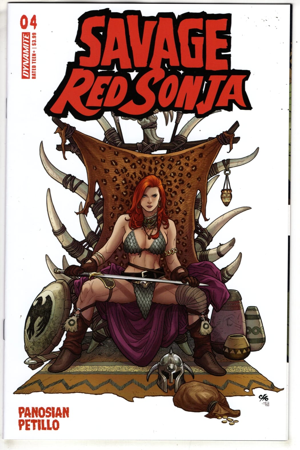 Dynamite Entertainment COMIC BOOK Savage Red Sonja #4 - CVR B