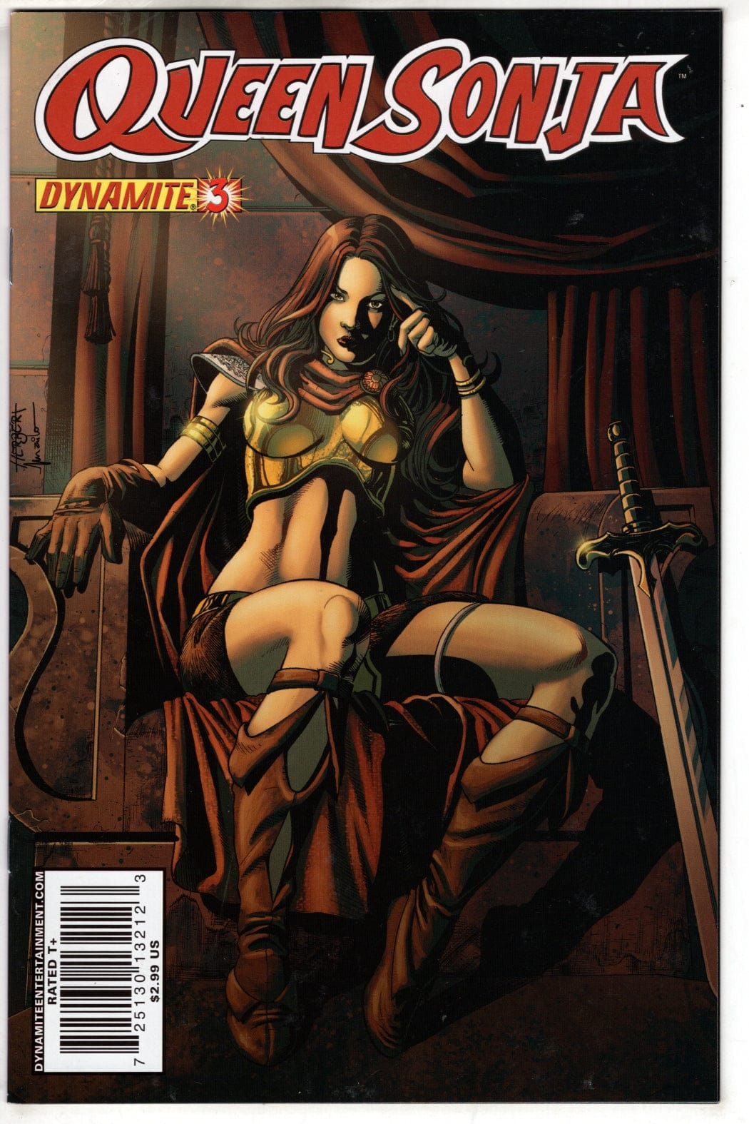 Dynamite Entertainment Comics Queen Sonja #3