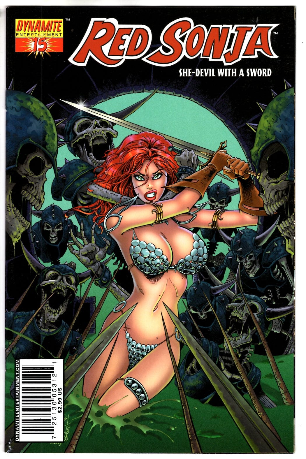 Dynamite Entertainment Comics Red Sonja #15 CVR B [VF]