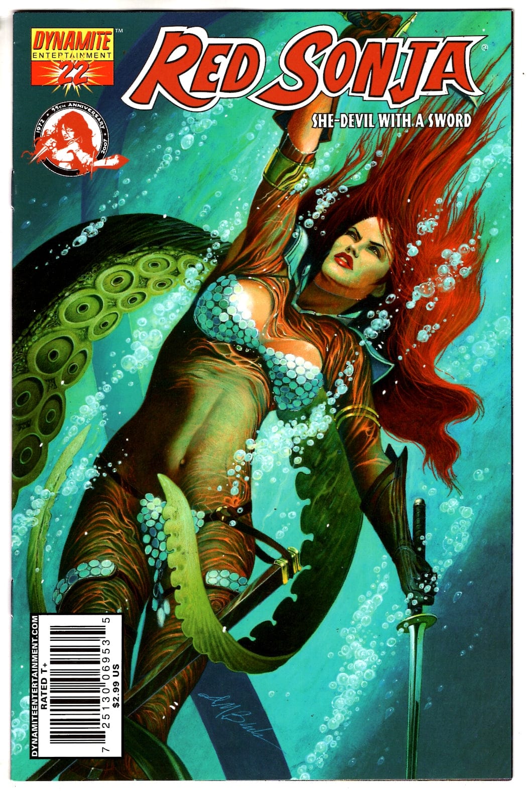 Dynamite Entertainment Comics Red Sonja #22 CVR D [VF]
