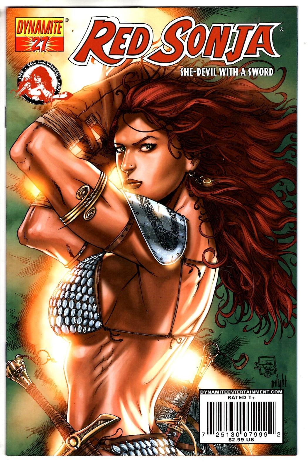 Dynamite Entertainment Comics Red Sonja #27 CVR D [VF]