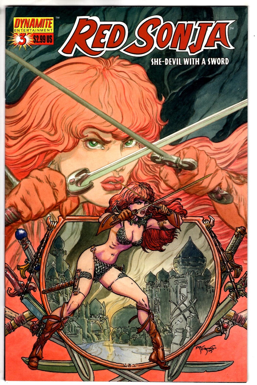 Dynamite Entertainment Comics Red Sonja #3 CVR C [VF]