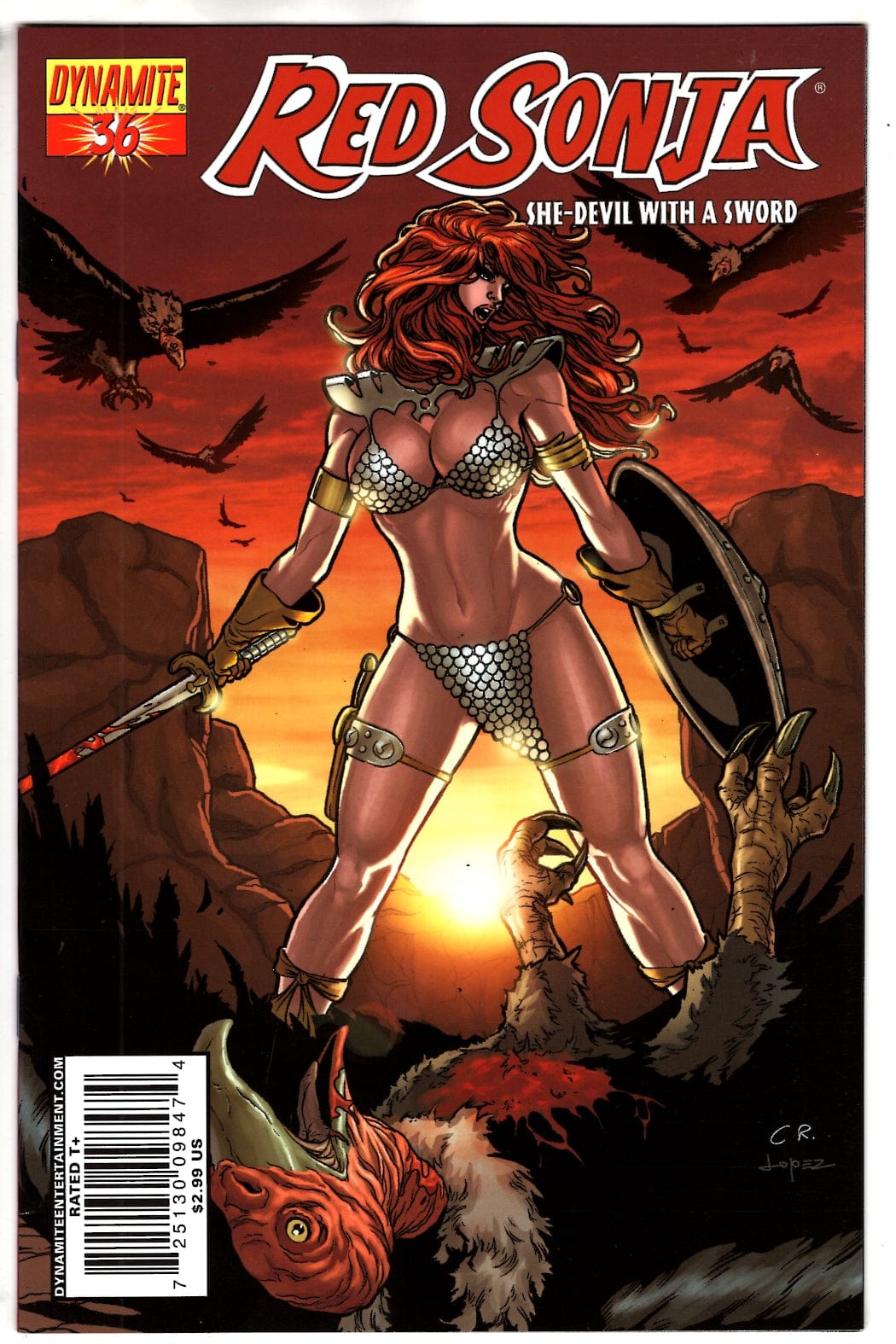 Dynamite Entertainment Comics Red Sonja #36 CVR C [VF]