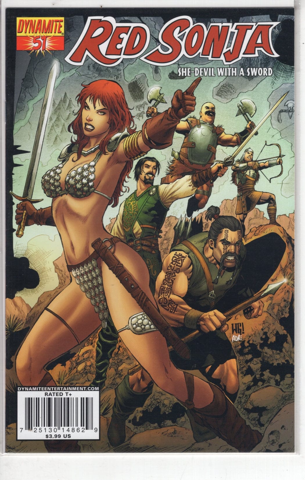 Dynamite Entertainment Comics Red Sonja #51 CVR C [VF/NM]