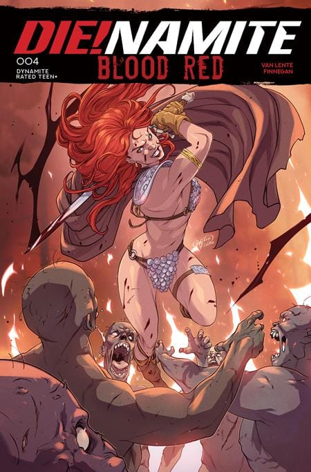 DYNAMITE Entertainment NEW THIS WEEK DIENAMITE BLOOD RED #4 CVR C EMILIO PILLIU VAR (VF/NM)