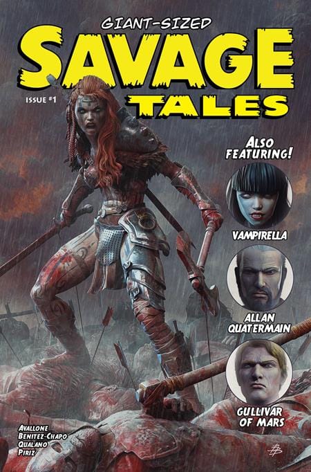 DYNAMITE Entertainment NEW THIS WEEK GIANT SIZED SAVAGE TALES (ONE SHOT) CVR A BJORN BARENDS RED SONJA (VF/NM)