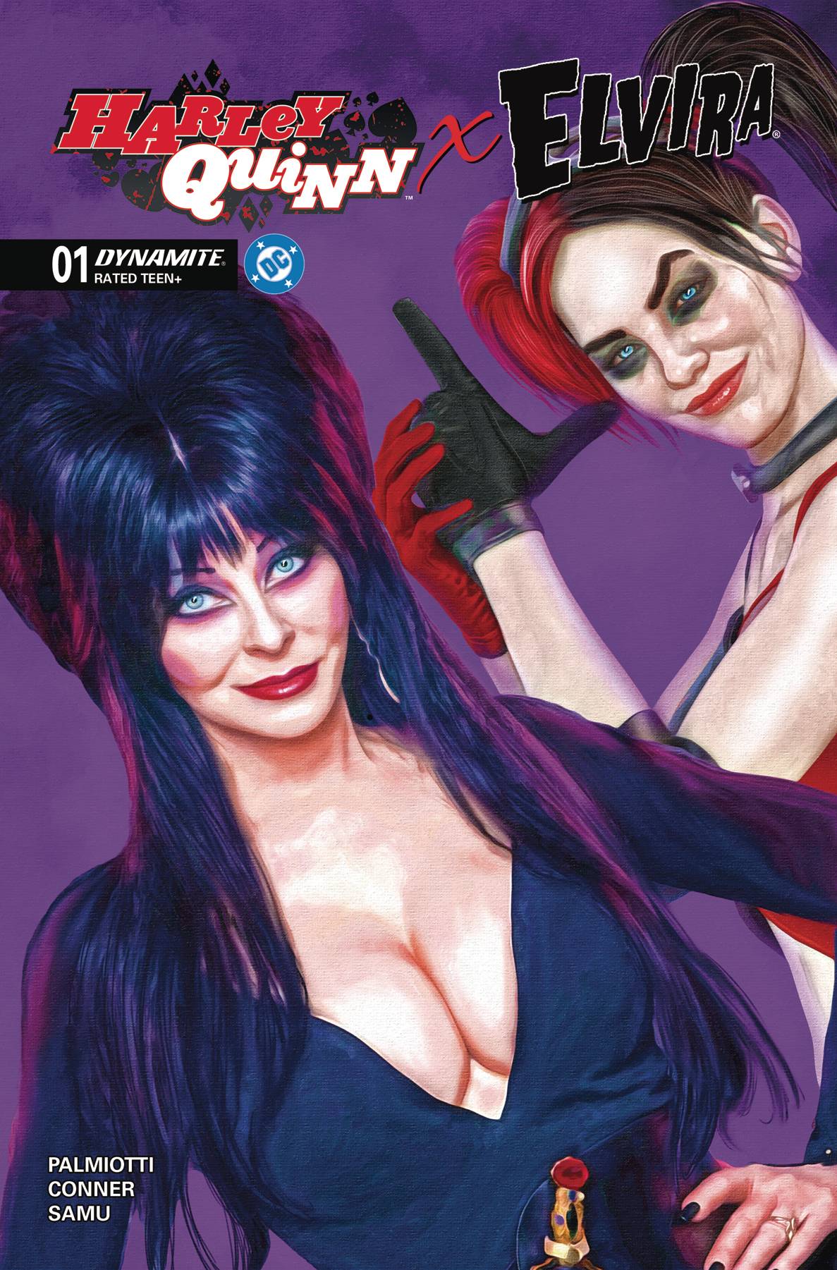Dynamite Entertainment NEW THIS WEEK HARLEY QUINN X ELVIRA #1 CVR E MARK SPEARS VAR