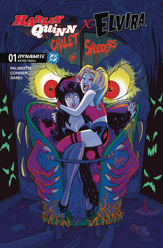 Dynamite Entertainment NEW THIS WEEK HARLEY QUINN X ELVIRA #1 CVR P INC 1:15 AMANDA CONNER FOIL VAR