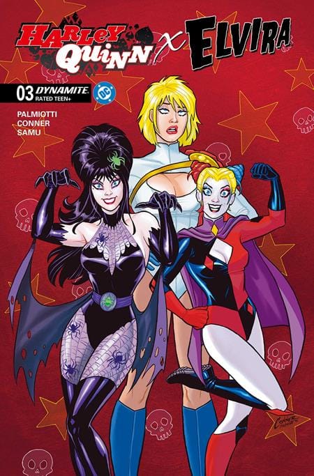 DYNAMITE Entertainment NEW THIS WEEK HARLEY QUINN X ELVIRA #3 CVR A AMANDA CONNER RED