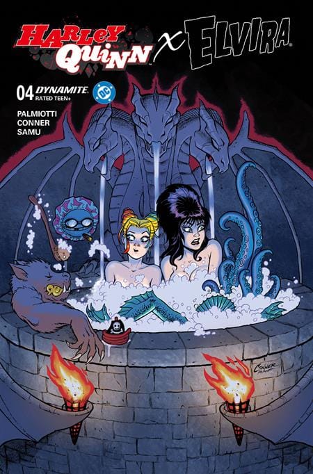DYNAMITE Entertainment NEW THIS WEEK HARLEY QUINN X ELVIRA #4 CVR A  (VF/NM)