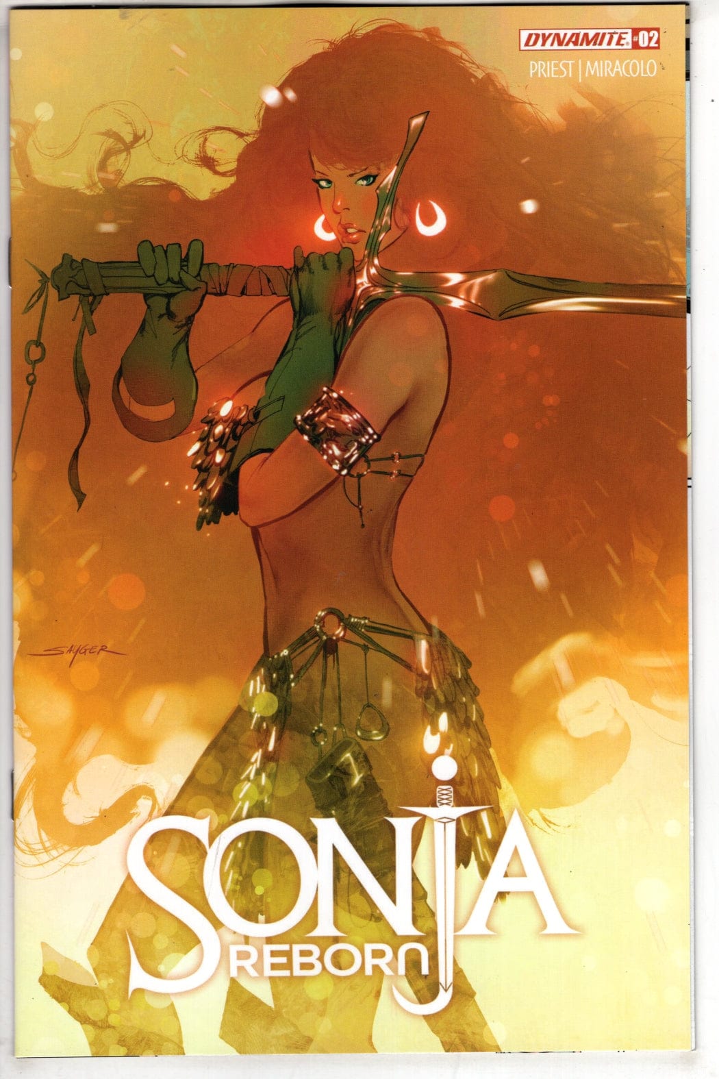 Dynamite Entertainment NEW THIS WEEK SONJA REBORN #2 CVR B STUART SAYGER VAR