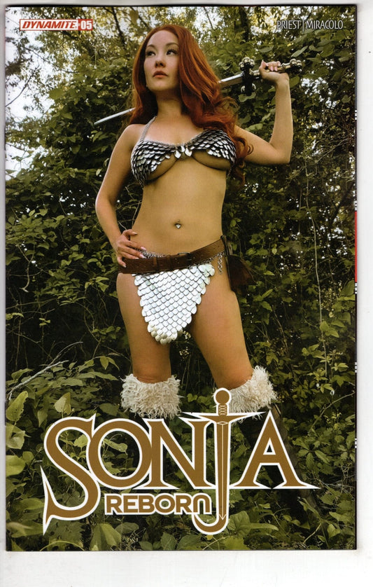 DYNAMITE Entertainment NEW THIS WEEK SONJA REBORN #5 CVR E COSPLAY VAR (VF/NM)