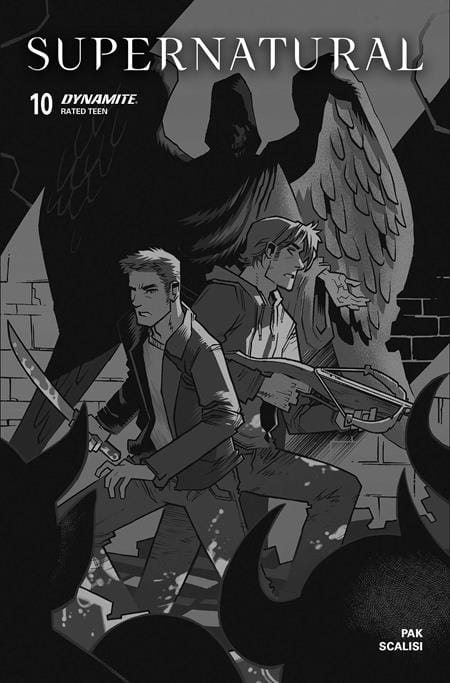 DYNAMITE Entertainment NEW THIS WEEK SUPERNATURAL #10 CVR H INC 1:10 JOHN AMOR LINE ART VAR (VF/NM)