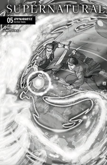 DYNAMITE Entertainment NEW THIS WEEK SUPERNATURAL #5 CVR F INC 1:10 ALFREDO CARDONA LINE ART VAR (VF/NM)