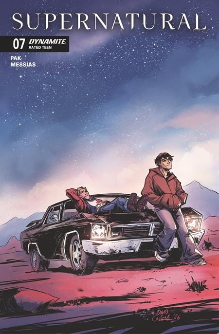 DYNAMITE Entertainment NEW THIS WEEK SUPERNATURAL #7 CVR B DAVID COUSENS VAR (VF/NM)