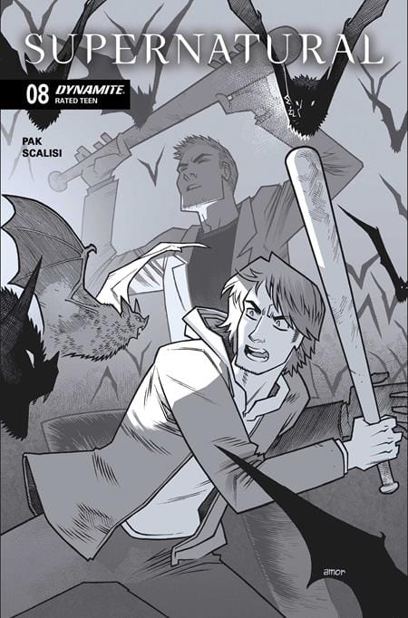 DYNAMITE Entertainment NEW THIS WEEK SUPERNATURAL #8 CVR H INCV 1:10 JOHN AMOR LINE ART (VF/NM)