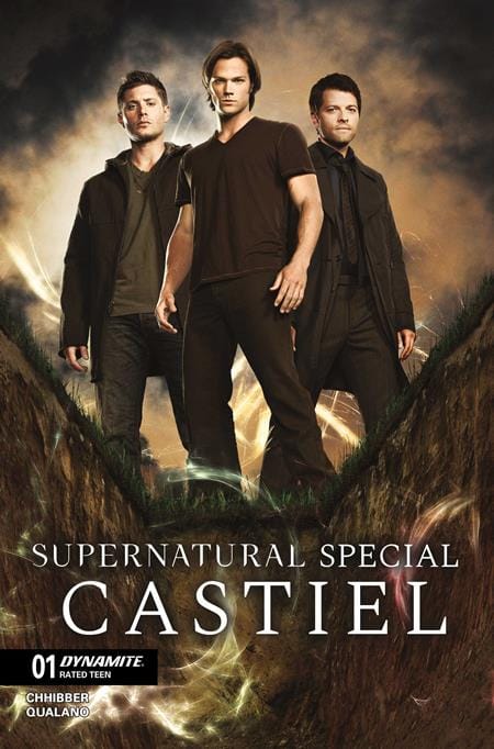 DYNAMITE Entertainment NEW THIS WEEK SUPERNATURAL SPECIAL CASTIEL #1 (ONE SHOT) CVR B PHOTO DEAN SAM CASTIEL VAR (VF/NM)