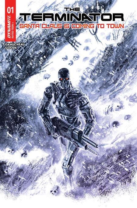 DYNAMITE Entertainment NEW THIS WEEK TERMINATOR SANTA CLAUS IS COMING TO TOWN #1 (ONE SHOT) CVR B FRANCESCO BIAGINI VAR