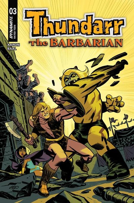 DYNAMITE Entertainment NEW THIS WEEK THUNDARR THE BARBARIAN #3 CVR A MICHAEL CHO (VF/NM)