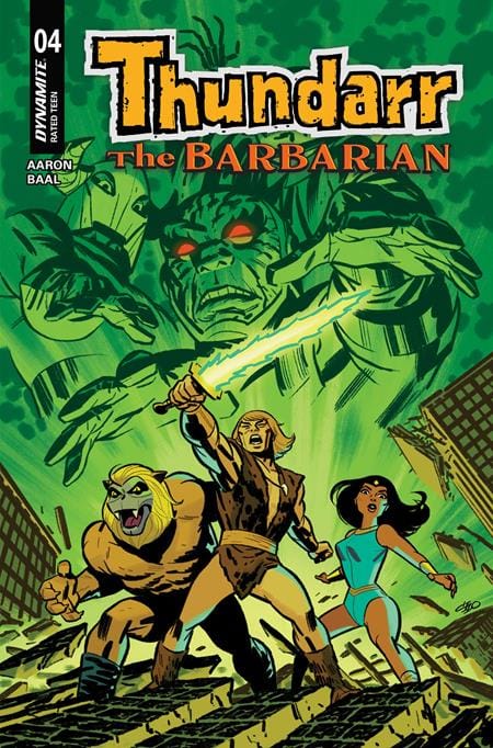 DYNAMITE Entertainment NEW THIS WEEK THUNDARR THE BARBARIAN #4 CVR A MICHAEL CHO (VF/NM)