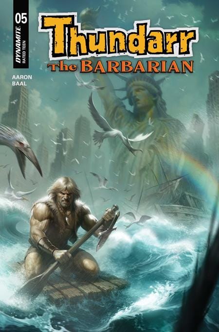 DYNAMITE Entertainment NEW THIS WEEK THUNDARR THE BARBARIAN #5 CVR B FRANCESCO MATTINA VAR (VF/NM)