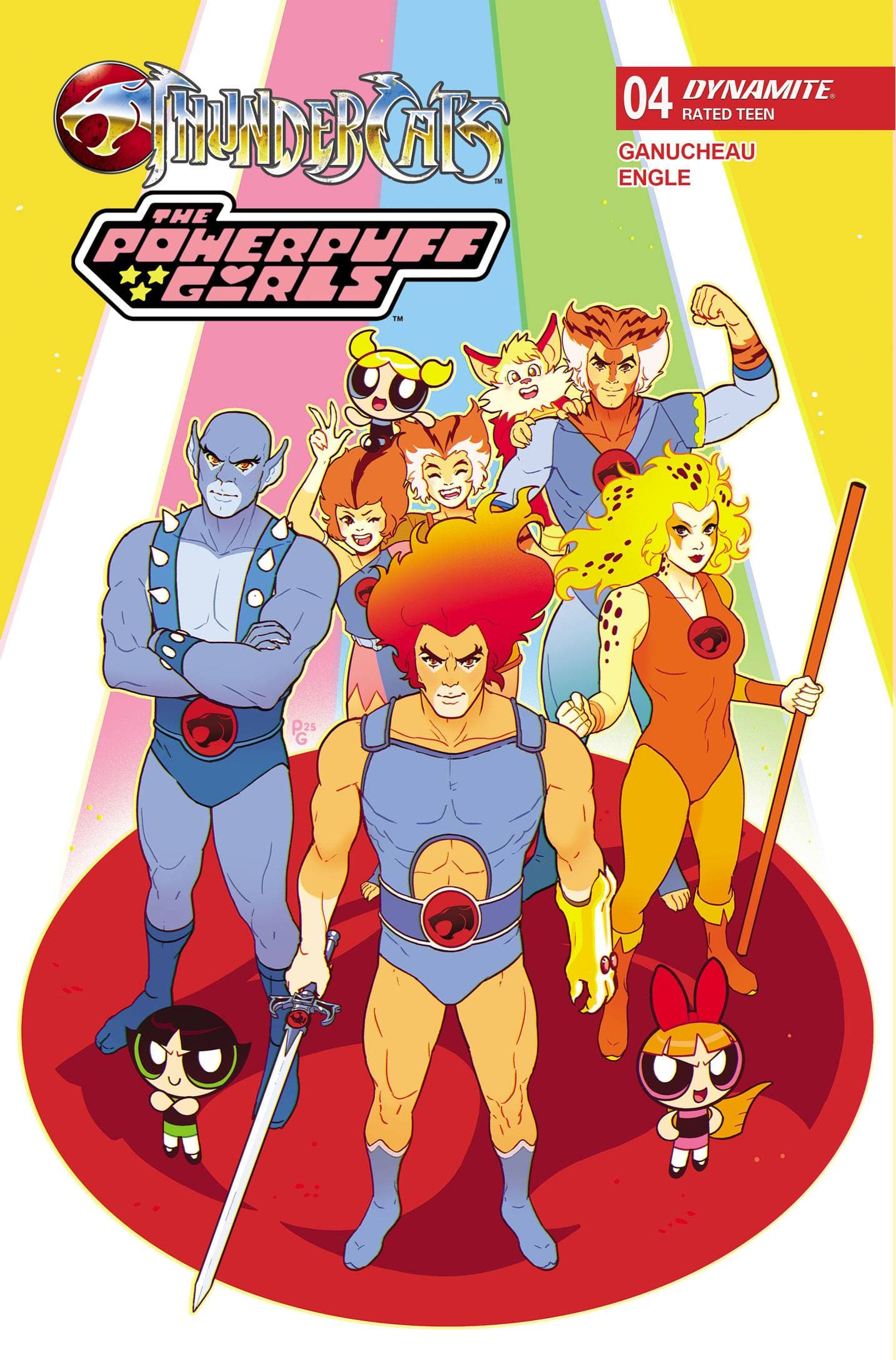 Dynamite Entertainment NEW THIS WEEK THUNDERCATS POWERPUFF GIRLS #4 CVR A PAULINA GANUCHEAU VAR