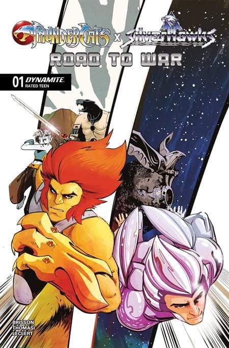 DYNAMITE Entertainment NEW THIS WEEK THUNDERCATS X SILVERHAWKS ROAD TO WAR (ONE SHOT) CVR A  (VF/NM)
