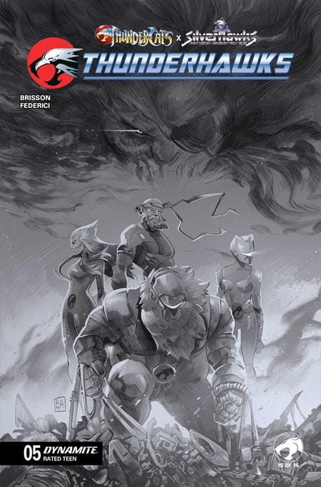 DYNAMITE Entertainment NEW THIS WEEK THUNDERCATS X SILVERHAWKS THUNDERHAWKS #5 CVR G INC 1:10 ALESSANDRO RANALDI LINE ART VAR (VF/NM)