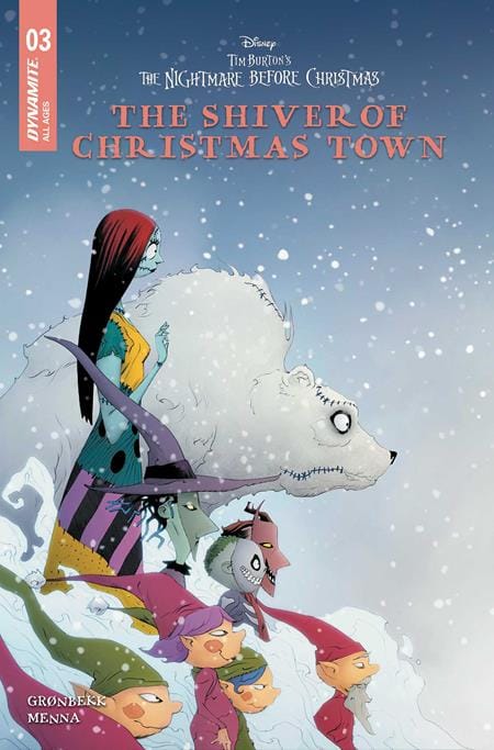 DYNAMITE Entertainment NEW THIS WEEK TIM BURTONS THE NIGHTMARE BEFORE CHRISTMAS THE SHIVER OF CHRISTMAS TOWN #3 CVR A JAE LEE (VF/NM)