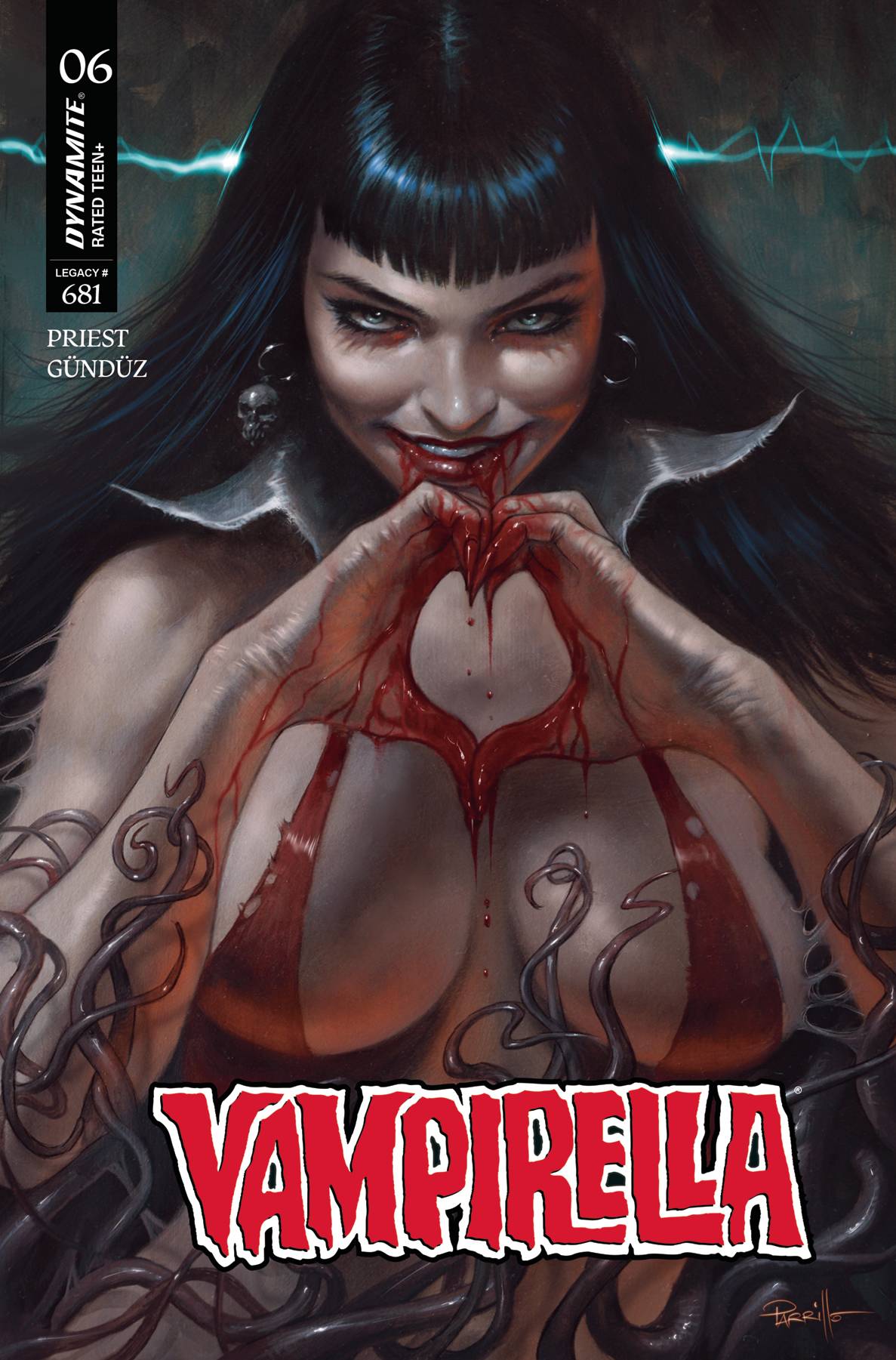 Dynamite Entertainment NEW THIS WEEK VAMPIRELLA (2025) #6 CVR A LUCIO PARRILLO [VF/NM]