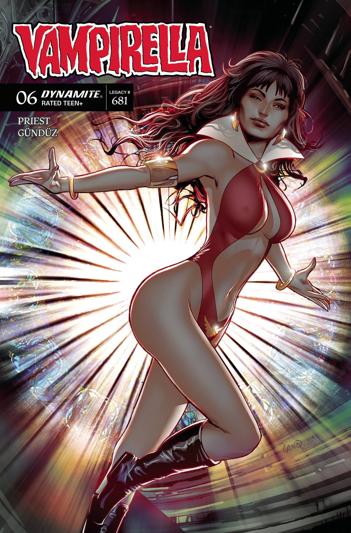 Dynamite Entertainment NEW THIS WEEK VAMPIRELLA (2025) #6 CVR B GREG LAND VAR [VF/NM]