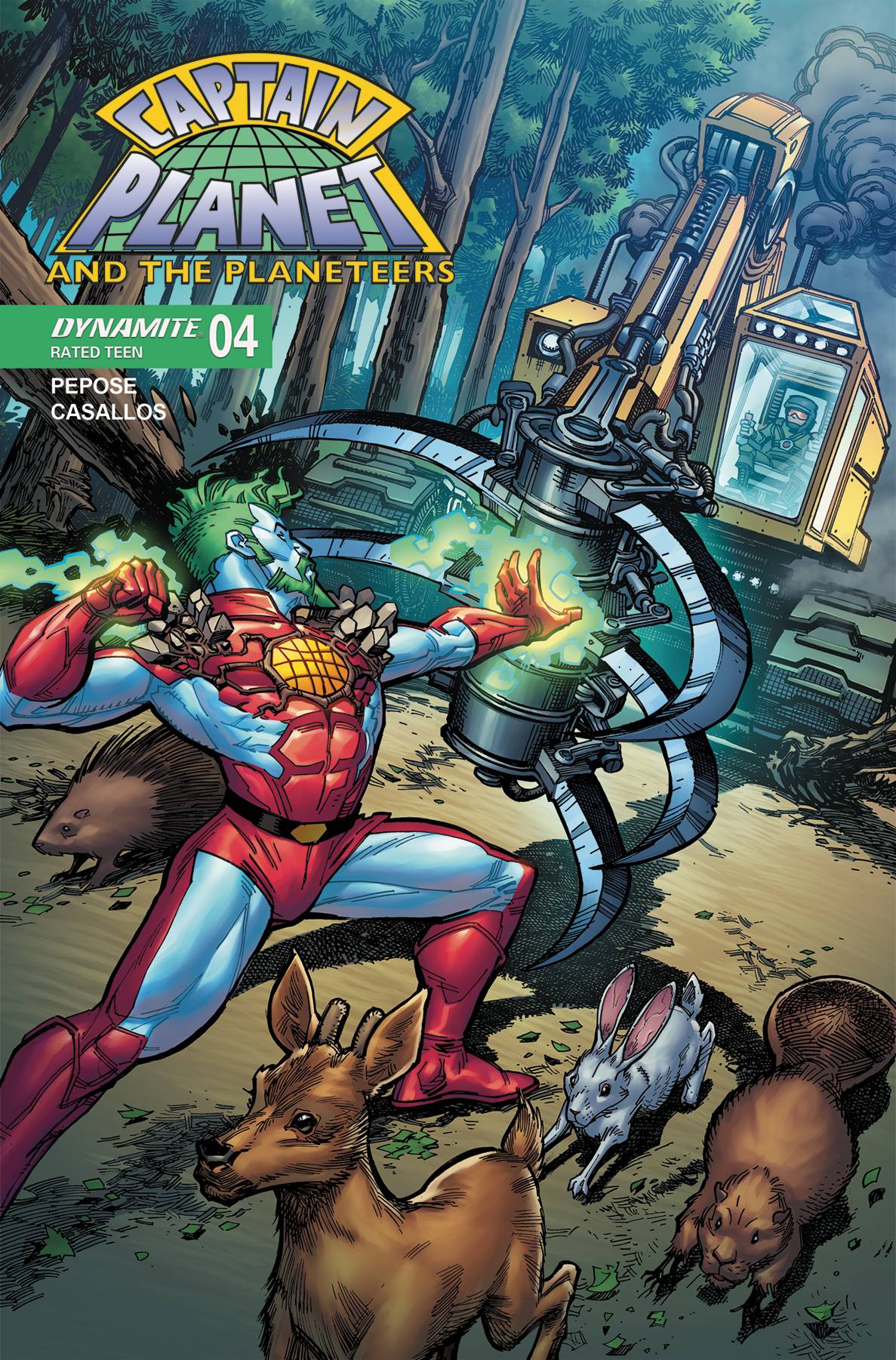 DYNAMITE NEW LAST WEEK CAPTAIN PLANET #4 CVR A HARDIN