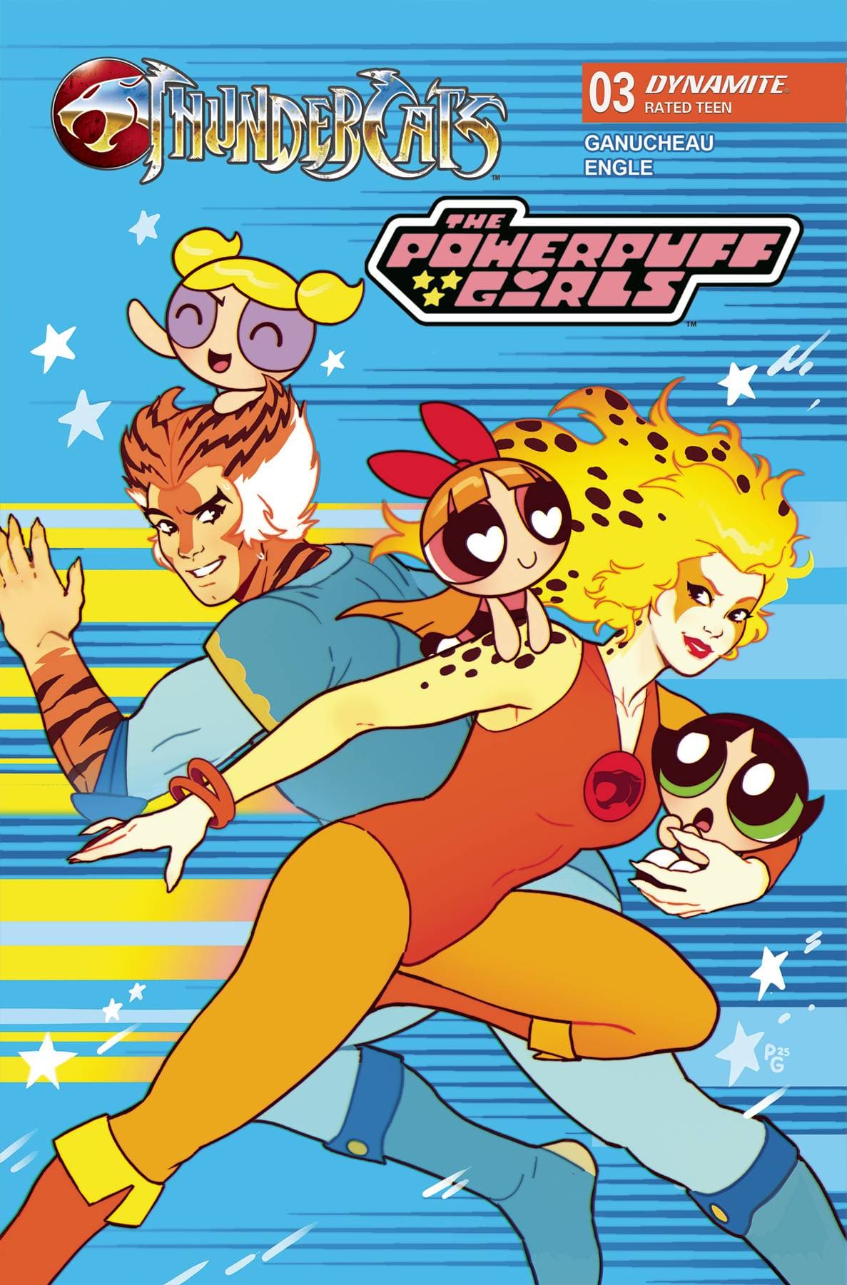 DYNAMITE NEW LAST WEEK THUNDERCATS POWERPUFF GIRLS #3 CVR A GANUCHEAU