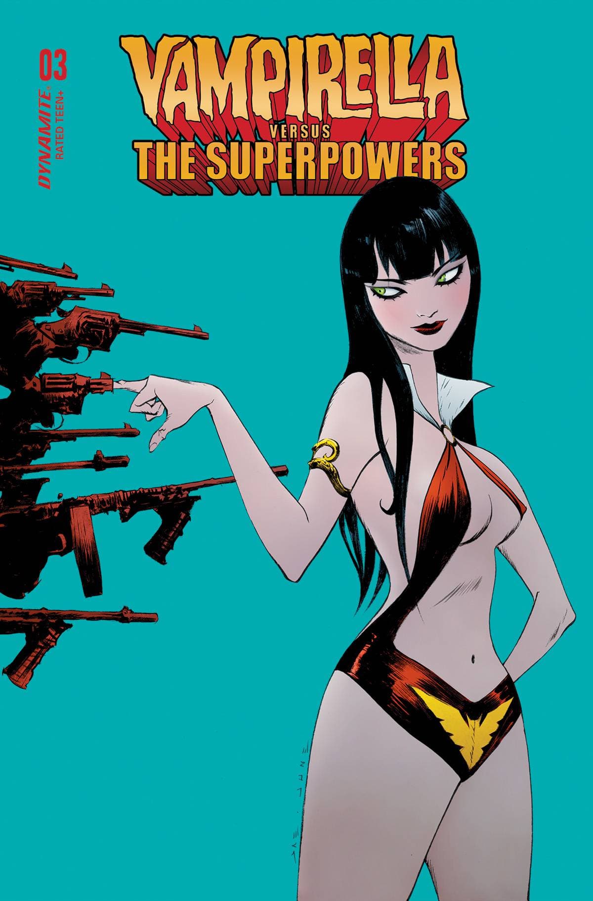 DYNAMITE NEW THIS WEEK VAMPIRELLA VS SUPERPOWERS #3 CVR A LEE (VF/NM)