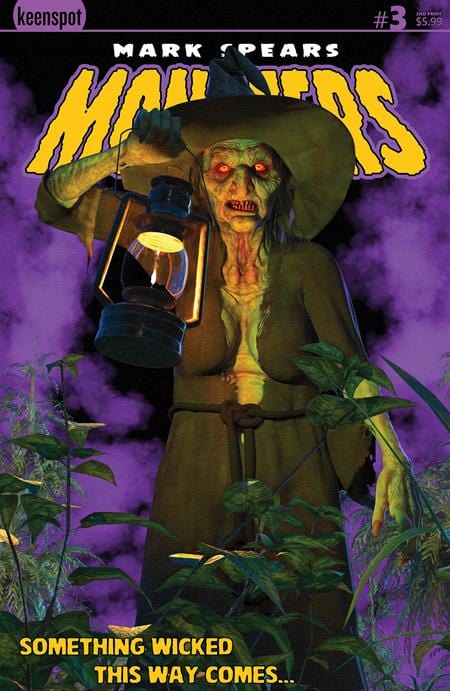 Ex Posse Holdings COMIC BOOK MARK SPEARS MONSTERS #3 Second Printing Cvr A Mark Spears Something Wicked