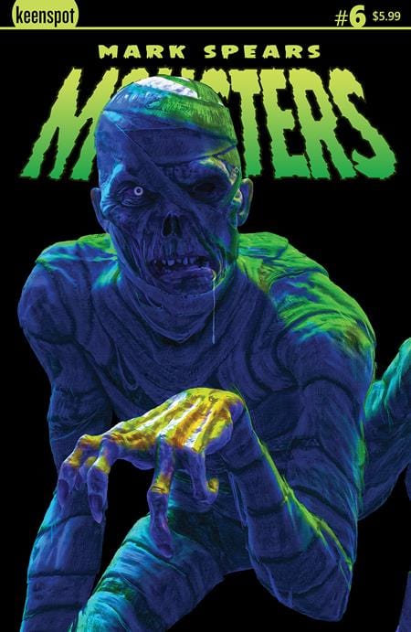 Ex Posse Holdings COMIC BOOK MARK SPEARS MONSTERS #6 CVR B MARK SPEARS THE CURSED MUMMY VAR