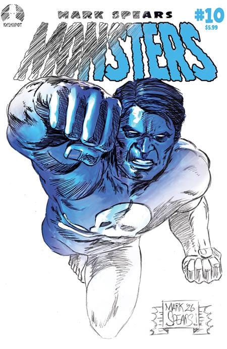 Ex Posse Holdings NEW NEXT WEEK MARK SPEARS MONSTERS #10 CVR C MARK SPEARS MIDKNIGHT MAN CONCEPT VAR (VF/NM)